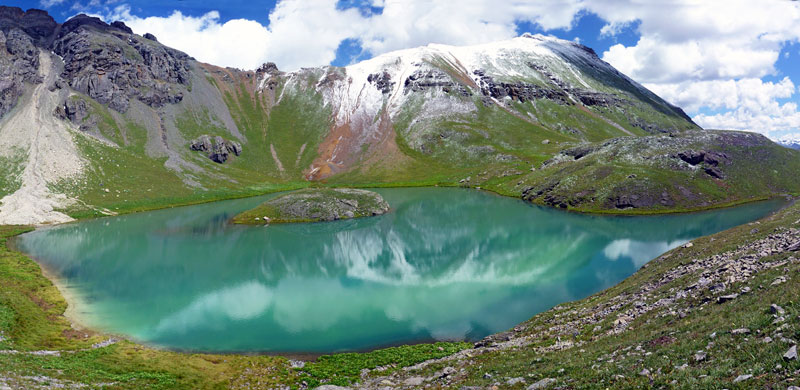 Reflection on Island Lake
