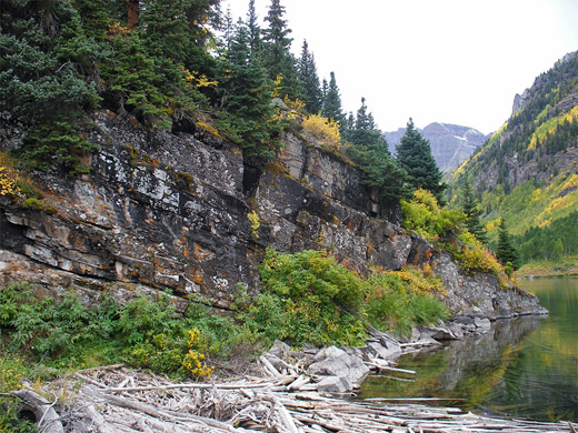 Rocks adjoining Maroon Lake