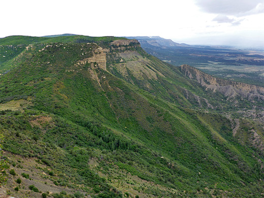 Mesa to the southwest