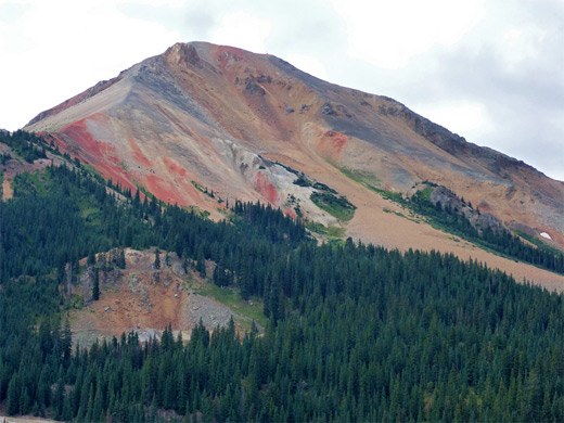 The summit of Red Mountain No. 3