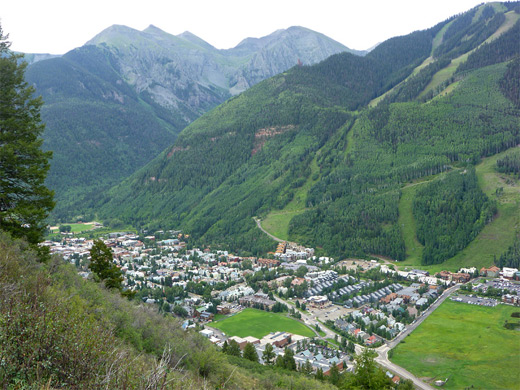 East end of Telluride, along the Jed Wiebe Trail