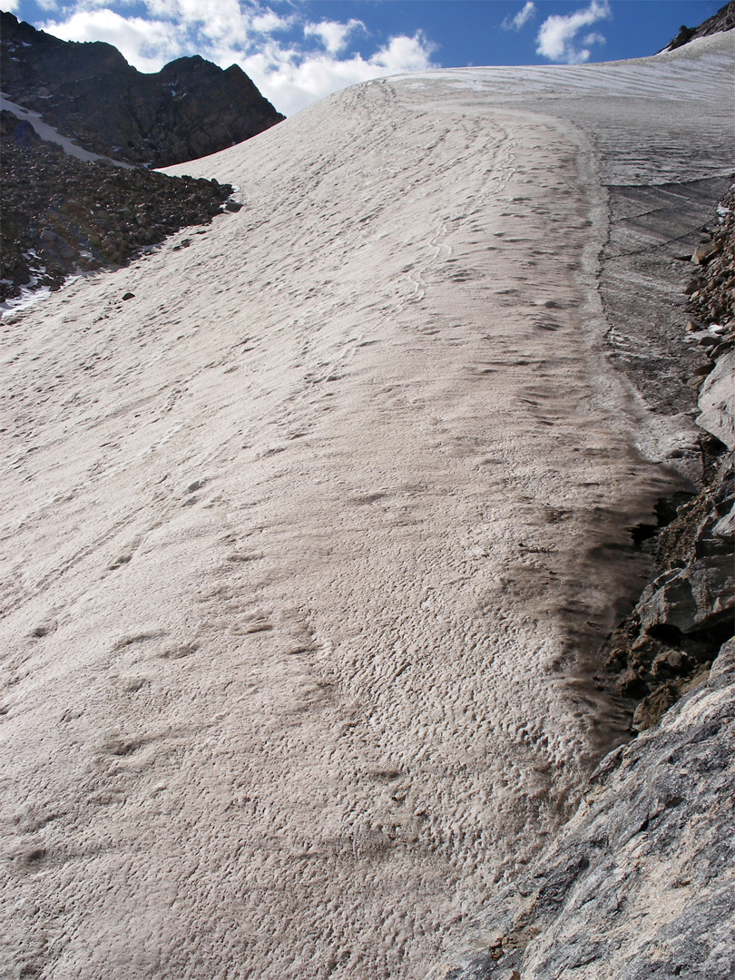 Snow on Andrews Glacier