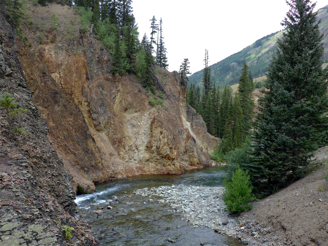 Cliff along Arrastra Creek