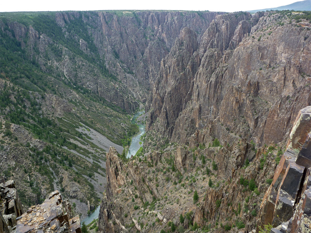 Cliff walls