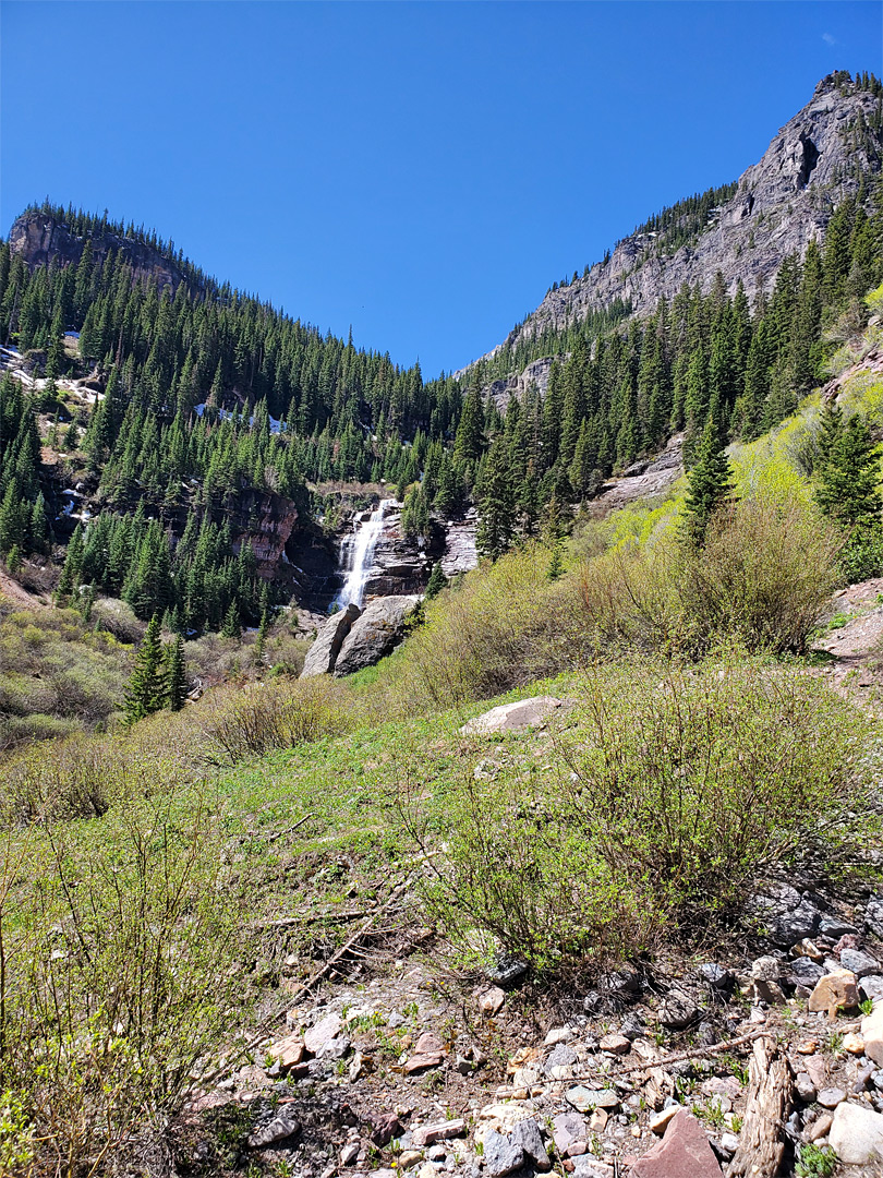 Approaching the falls