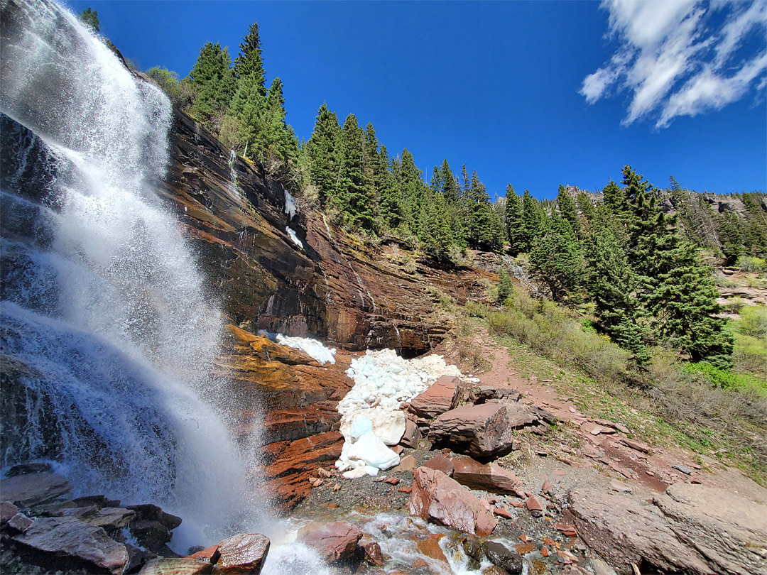 The waterfall