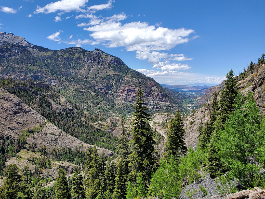 The view north