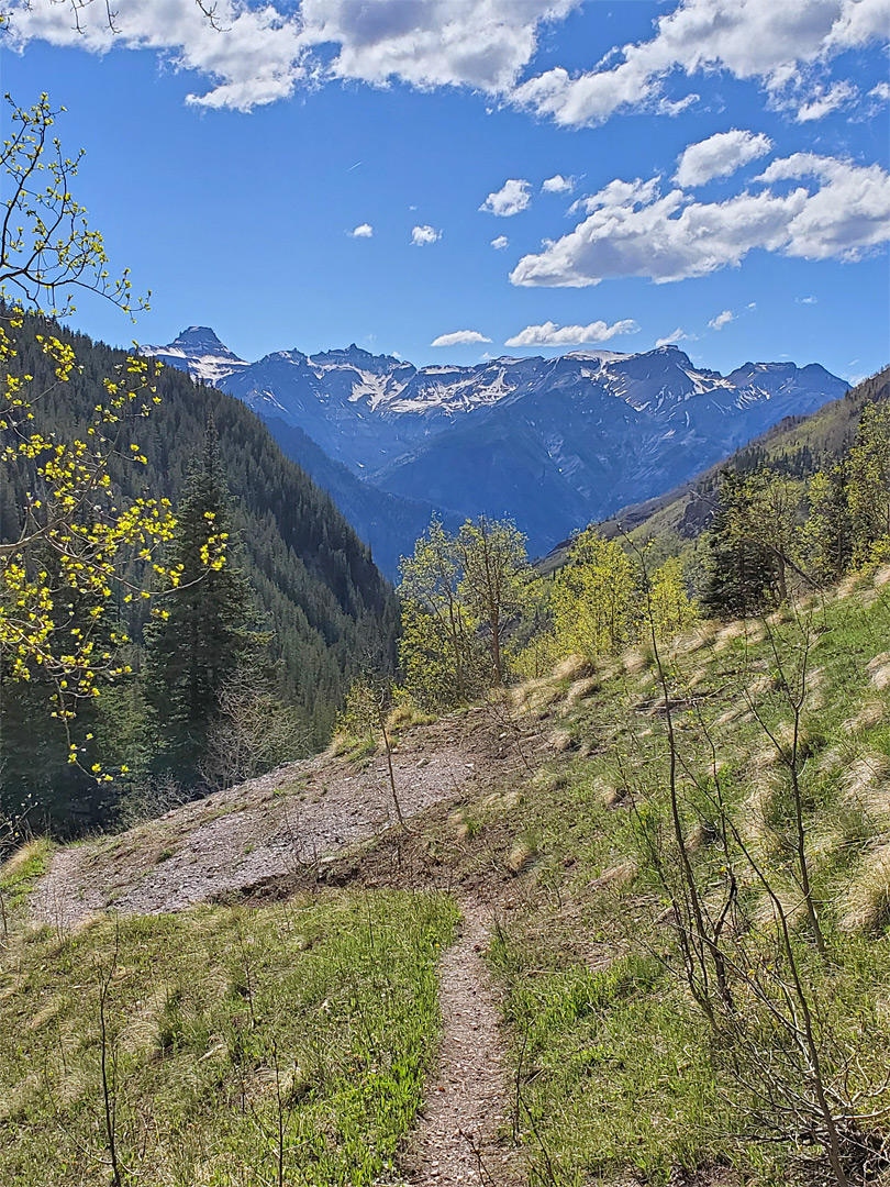 Mountains to the west