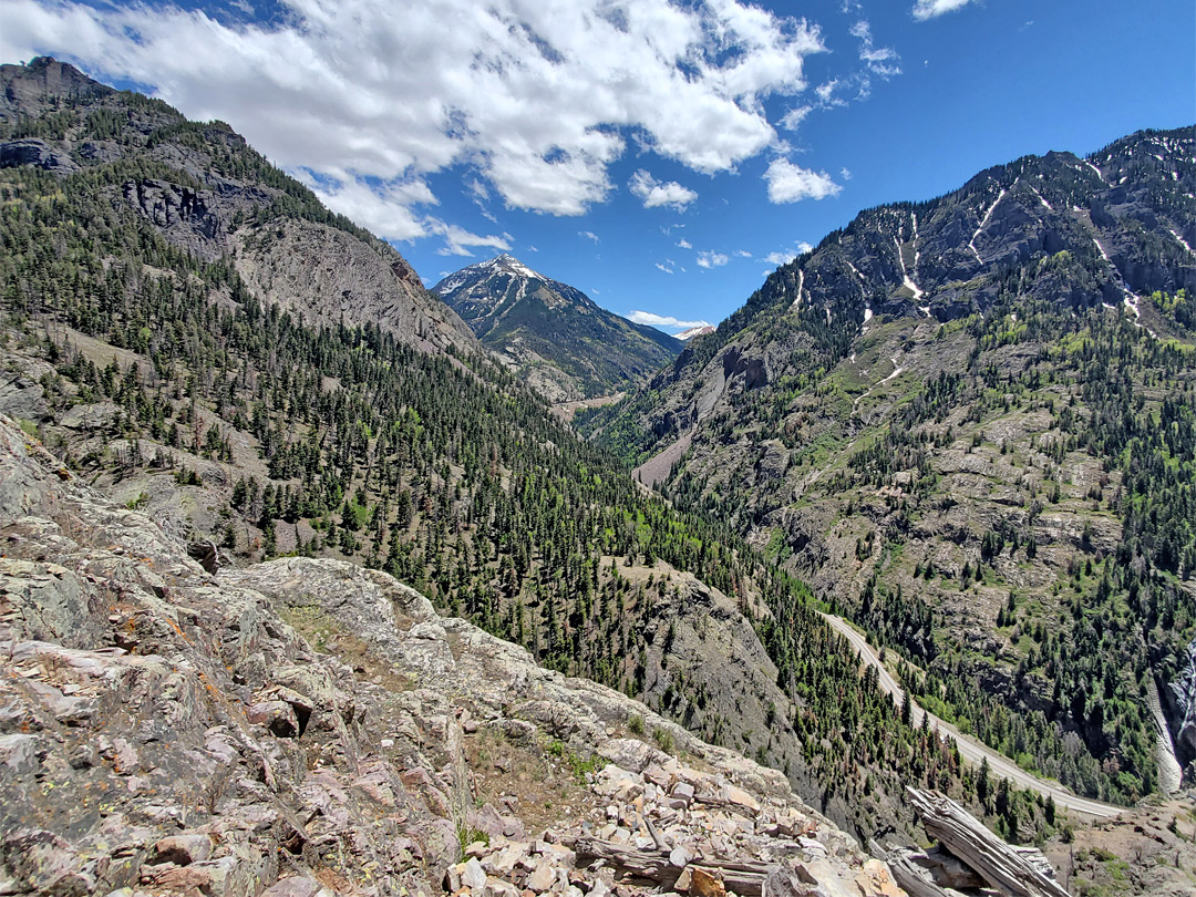 The view south