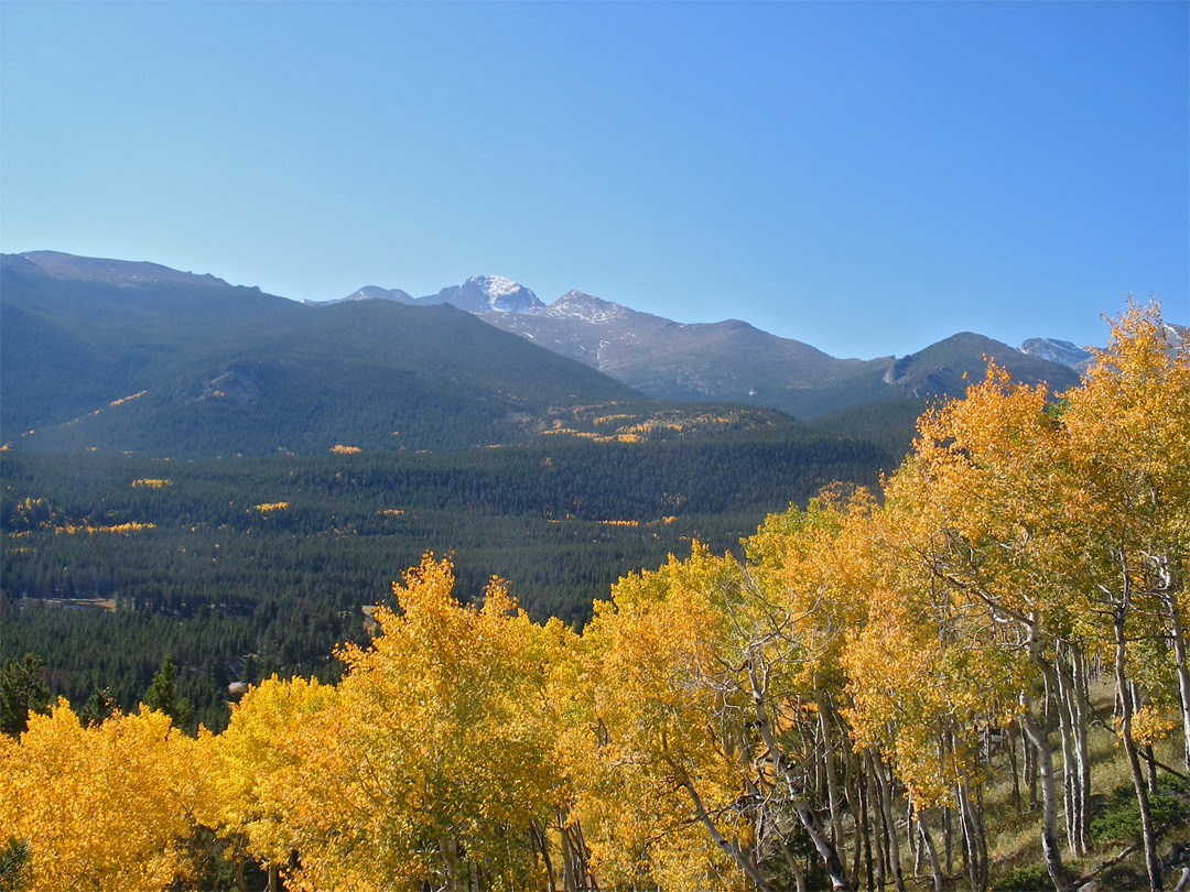 Mountains to the south