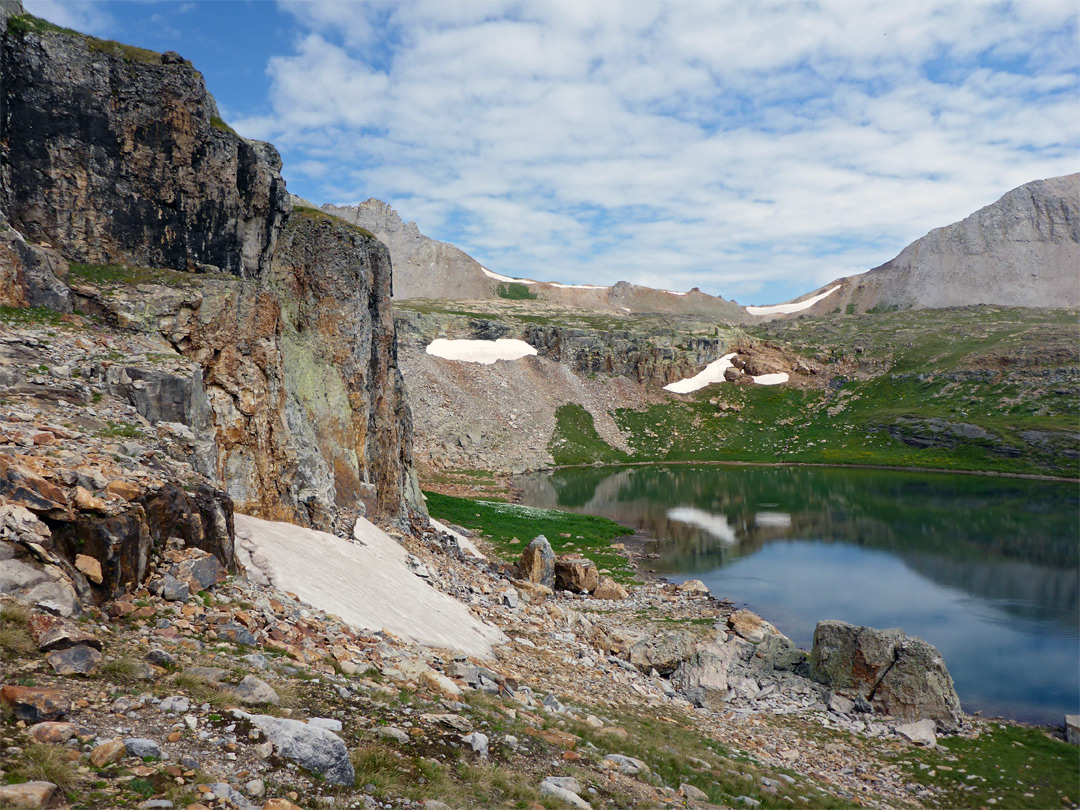 Cliffs at Bullion King Lake