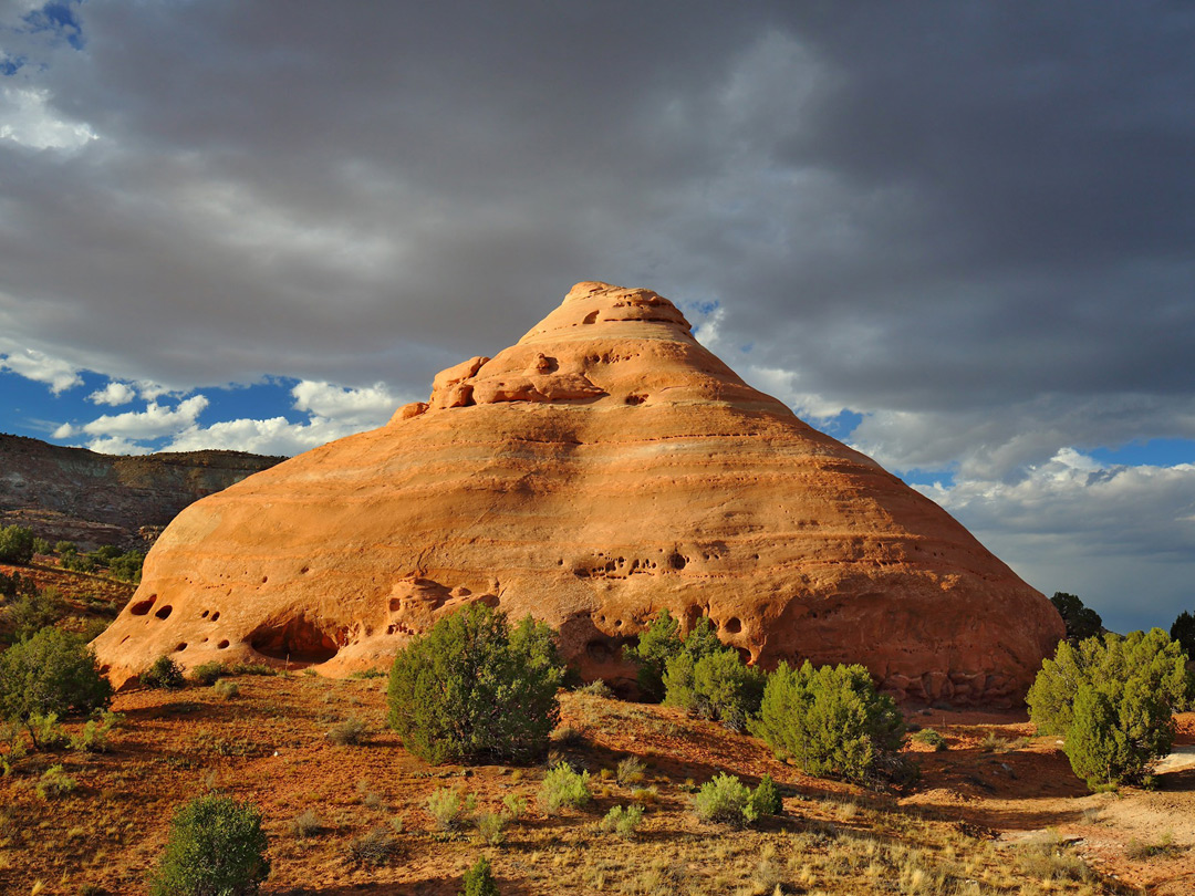 Red rock butte