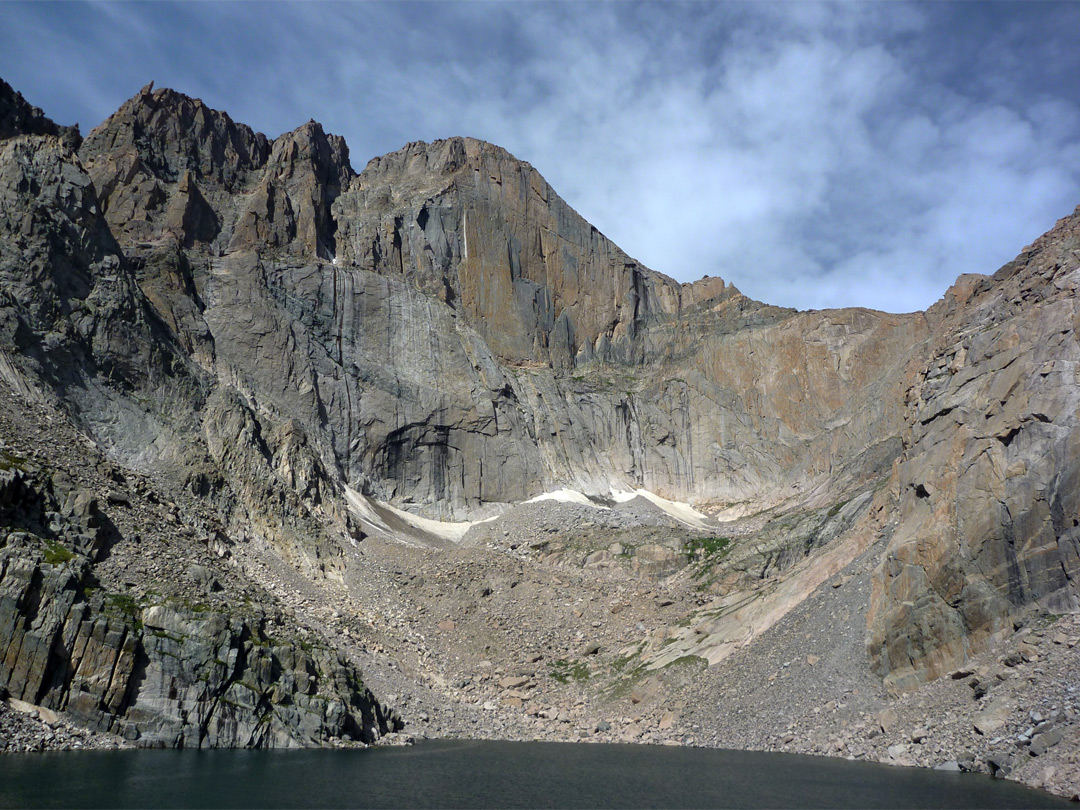 Cliffs above the lake