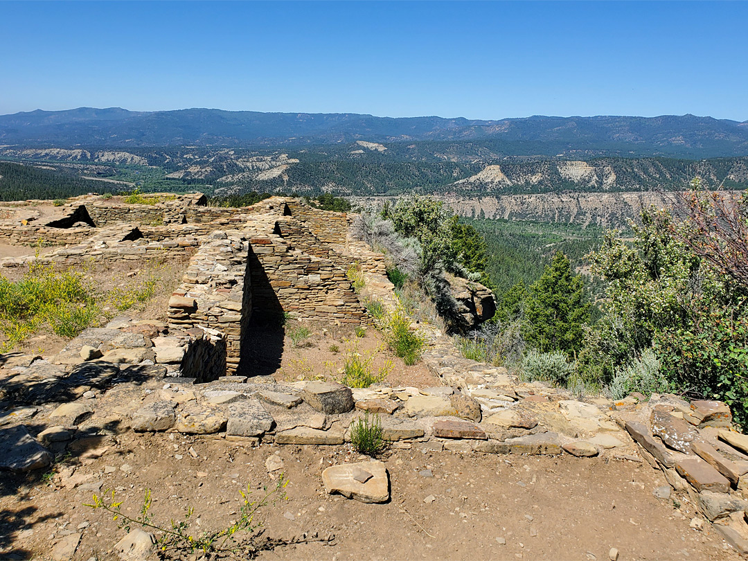 North edge of the pueblo