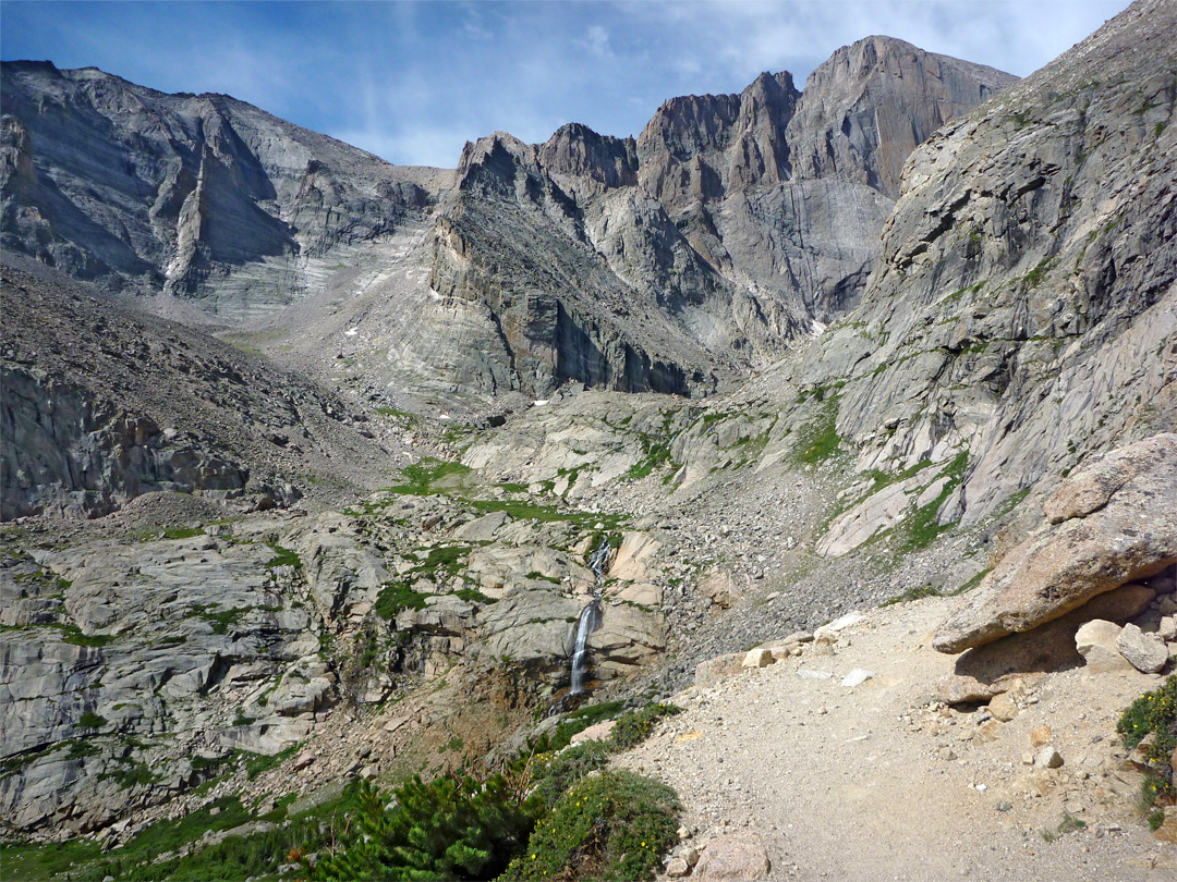 Path approaching Columbine Falls