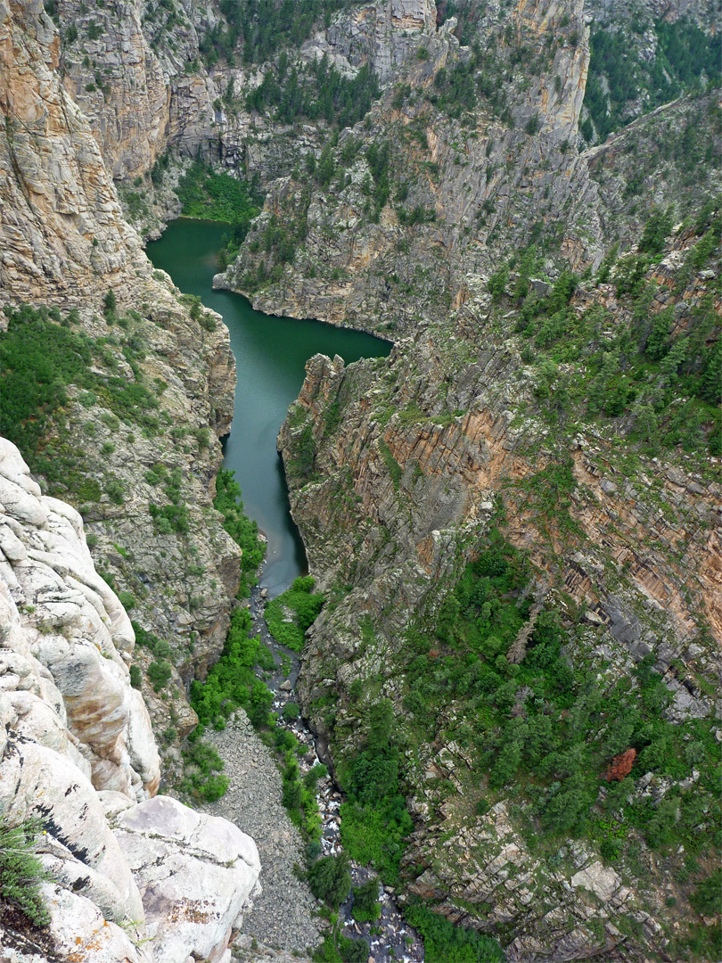 Lower end of Curecanti Creek