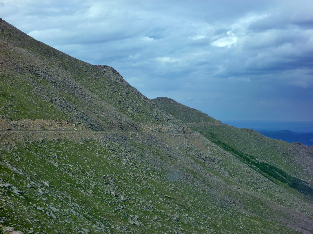 Road across the hills