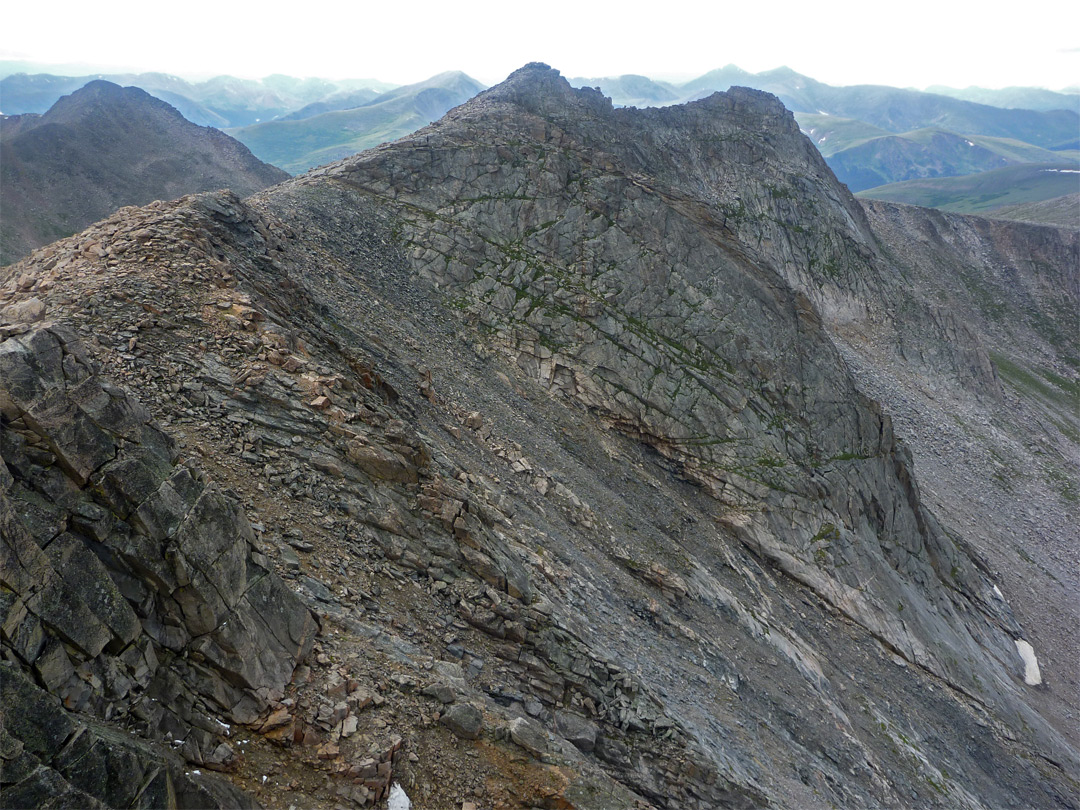 Ridge to the west