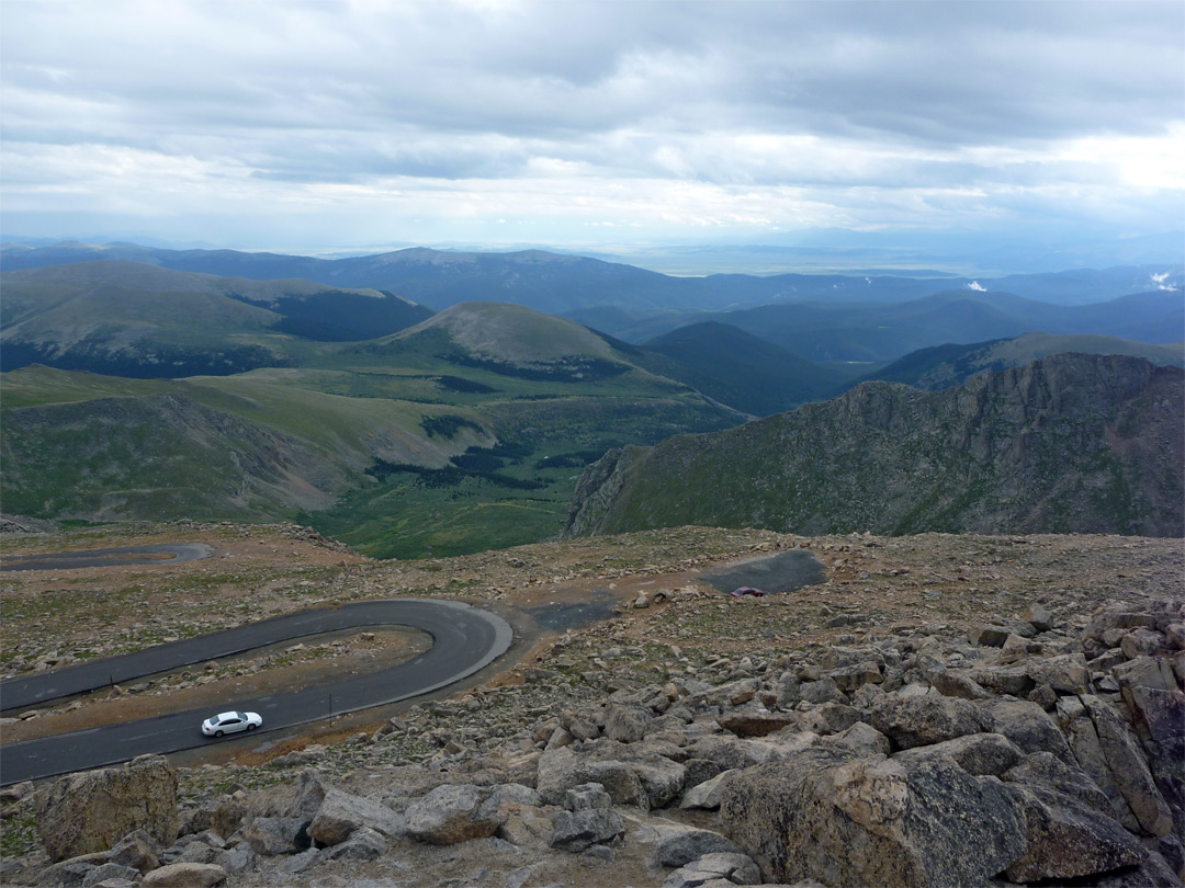 Road south of the summit