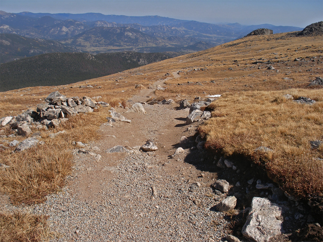 Trail across the tundra