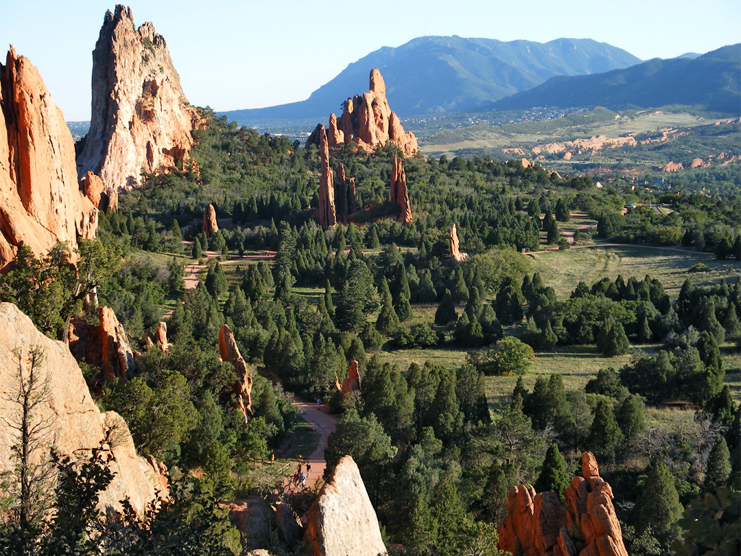 Central Garden View South Garden Of The Gods Colorado