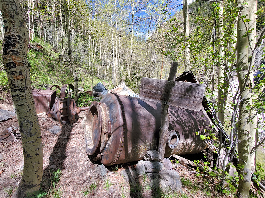 Mine debris