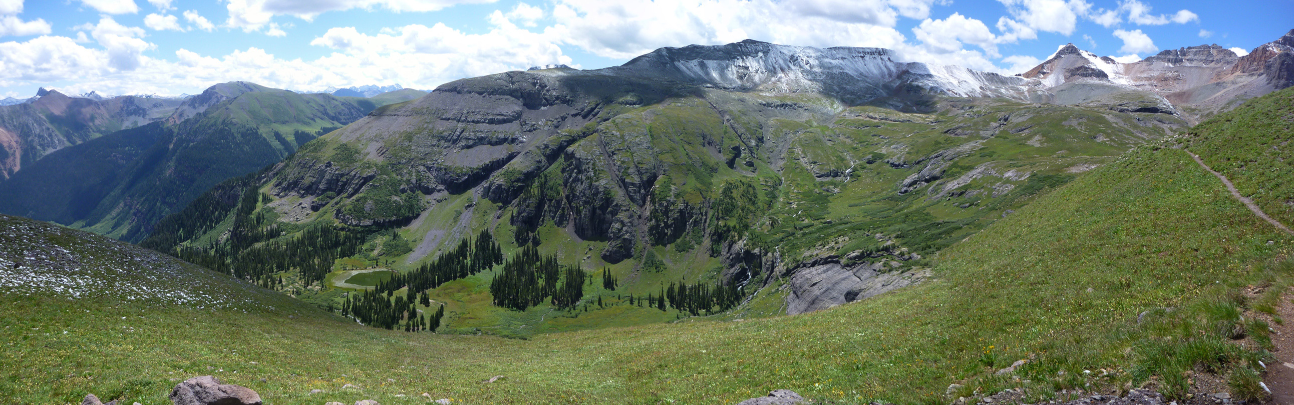 Hillside below Island Lake