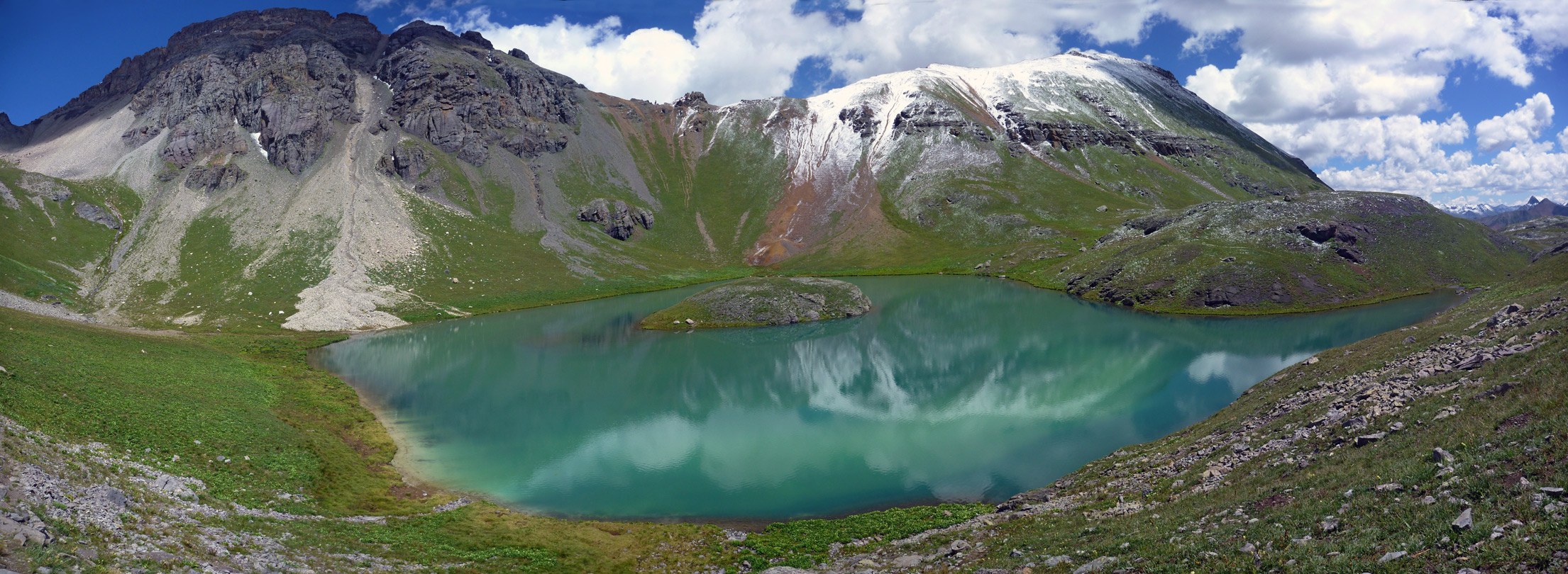 Reflections on Island Lake