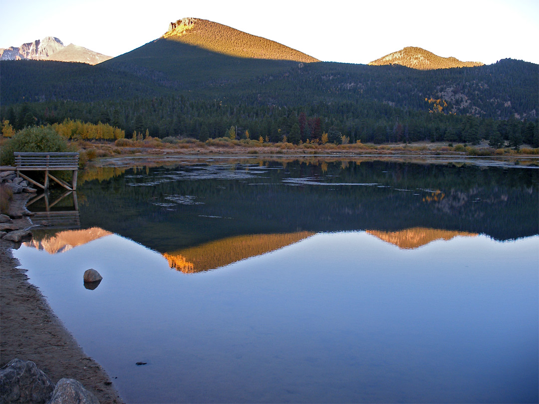 Sunrise above Lily Lake