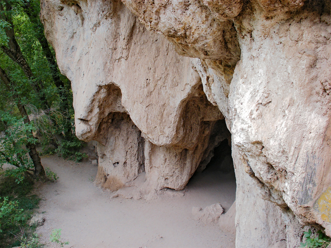 Entrance to a cave