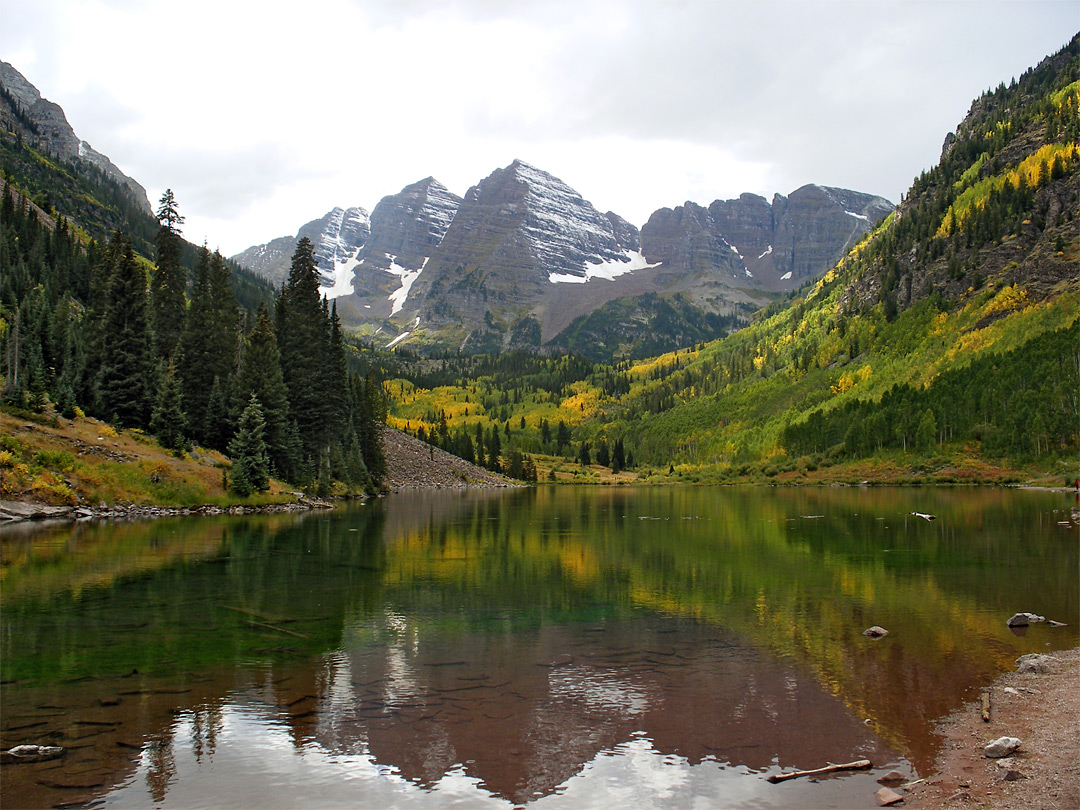 Maroon Bells and Maroon Lake