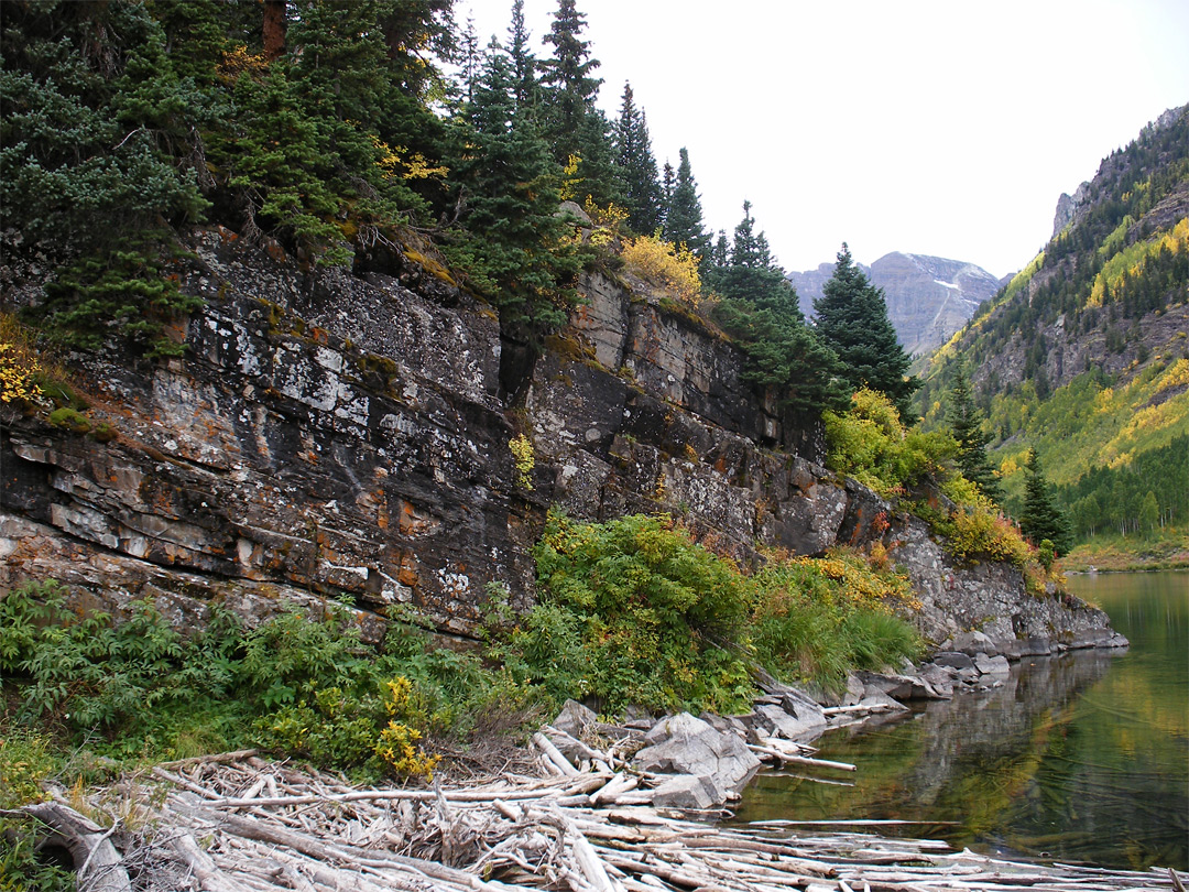 Rocks adjoining Maroon Lake