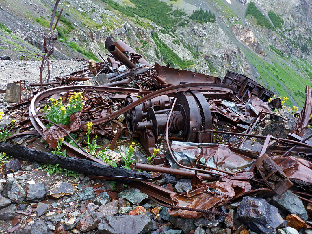 Tramway debris