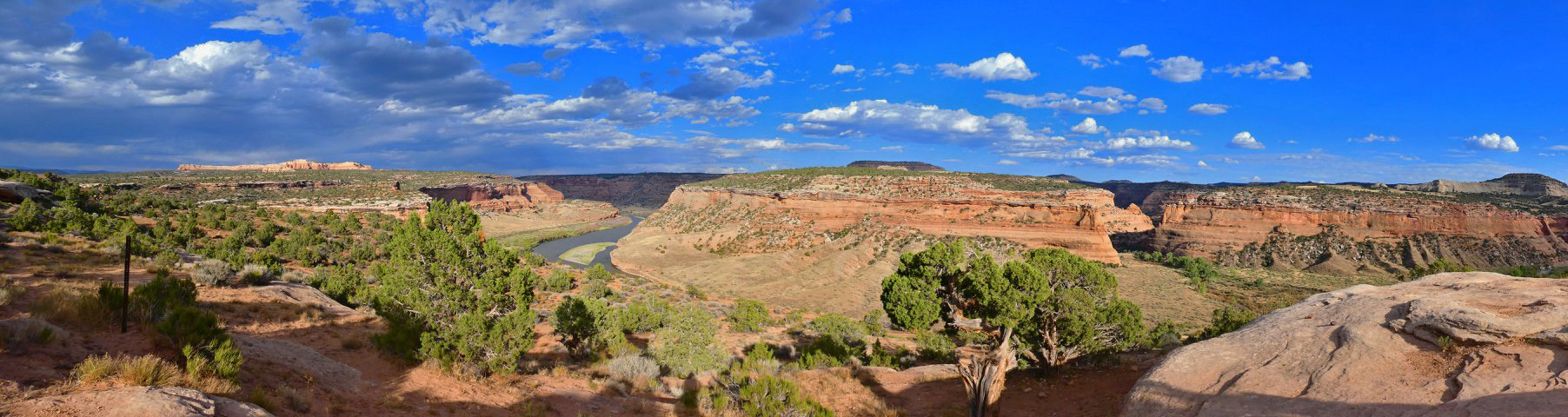 Panorama of the canyons