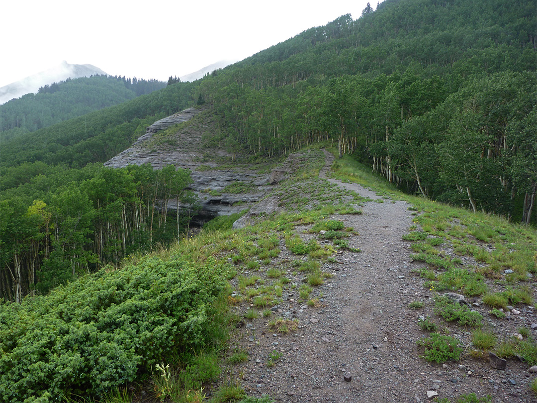 Path along a ridge