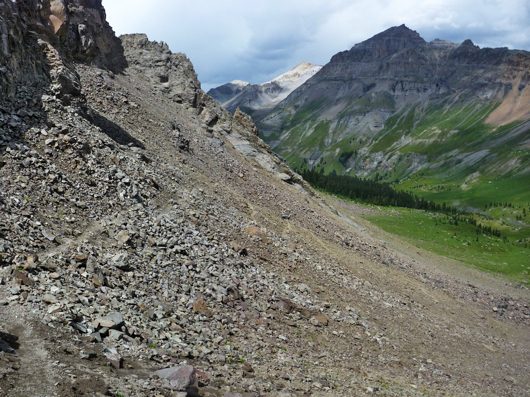 Scree and boulders