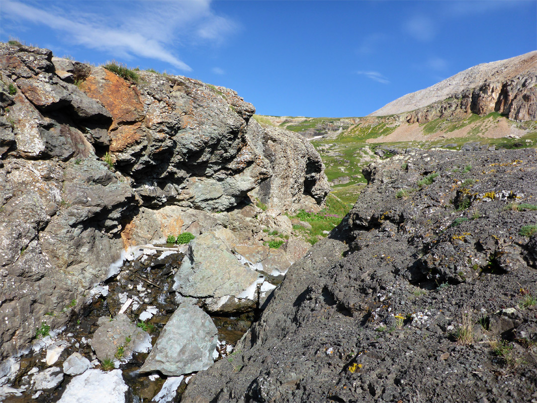 Rocks and stream