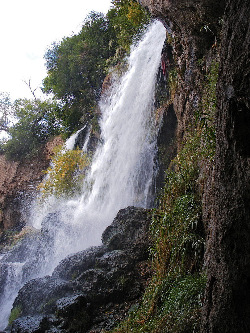 Grassy cliffs