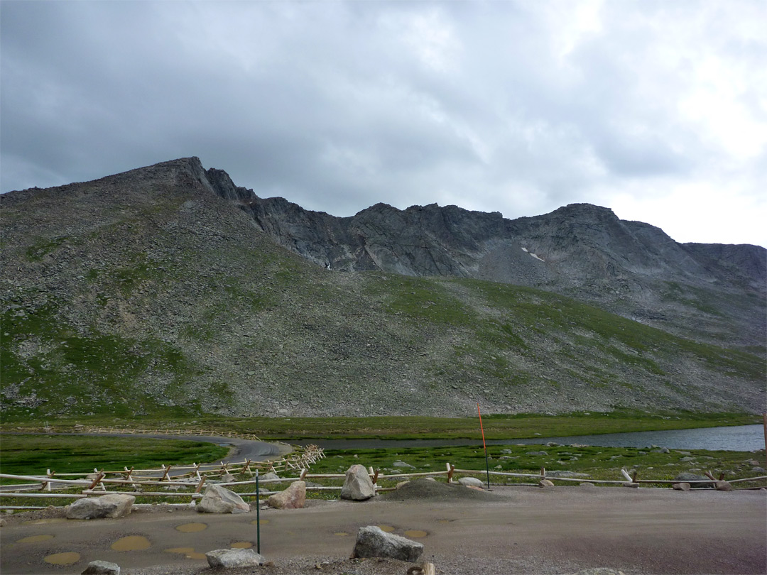 Parking by Summit Lake