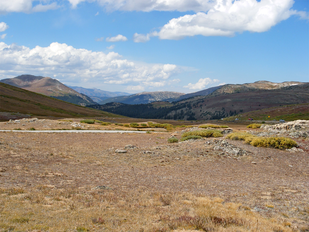 View west towards Aspen