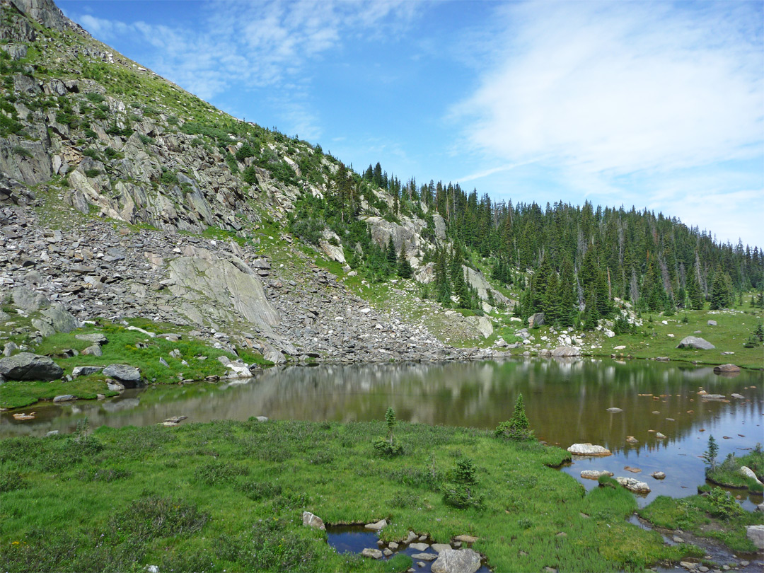 Pond west of the lake