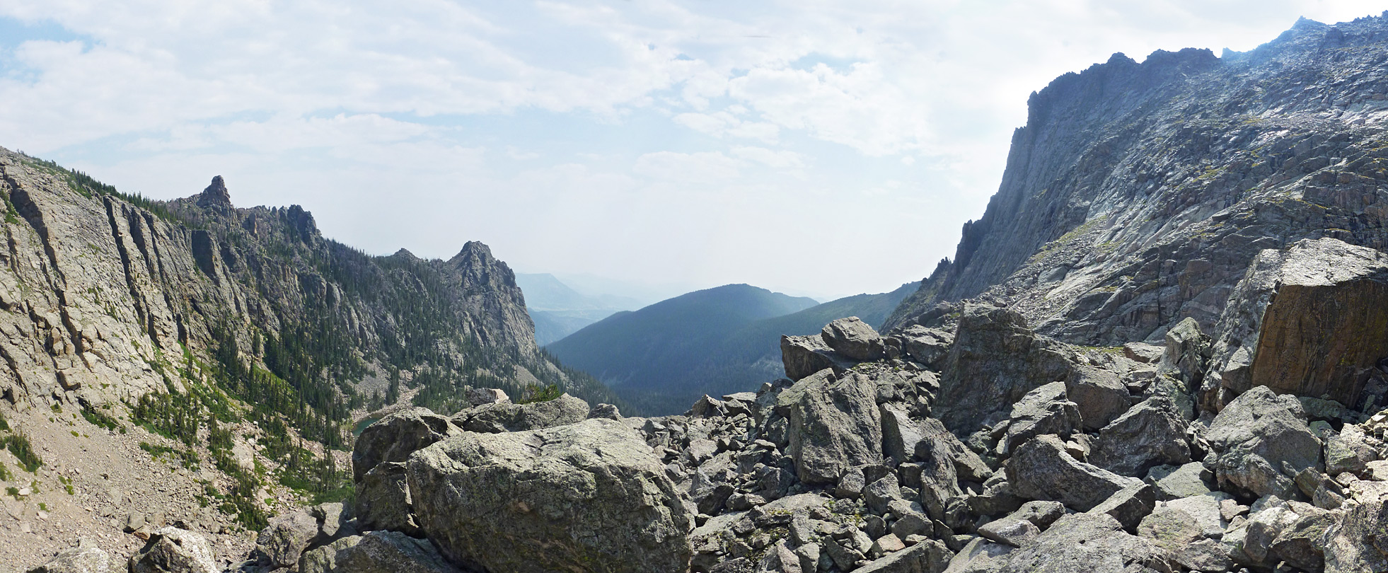 Mountains above Tourmaline Gorge