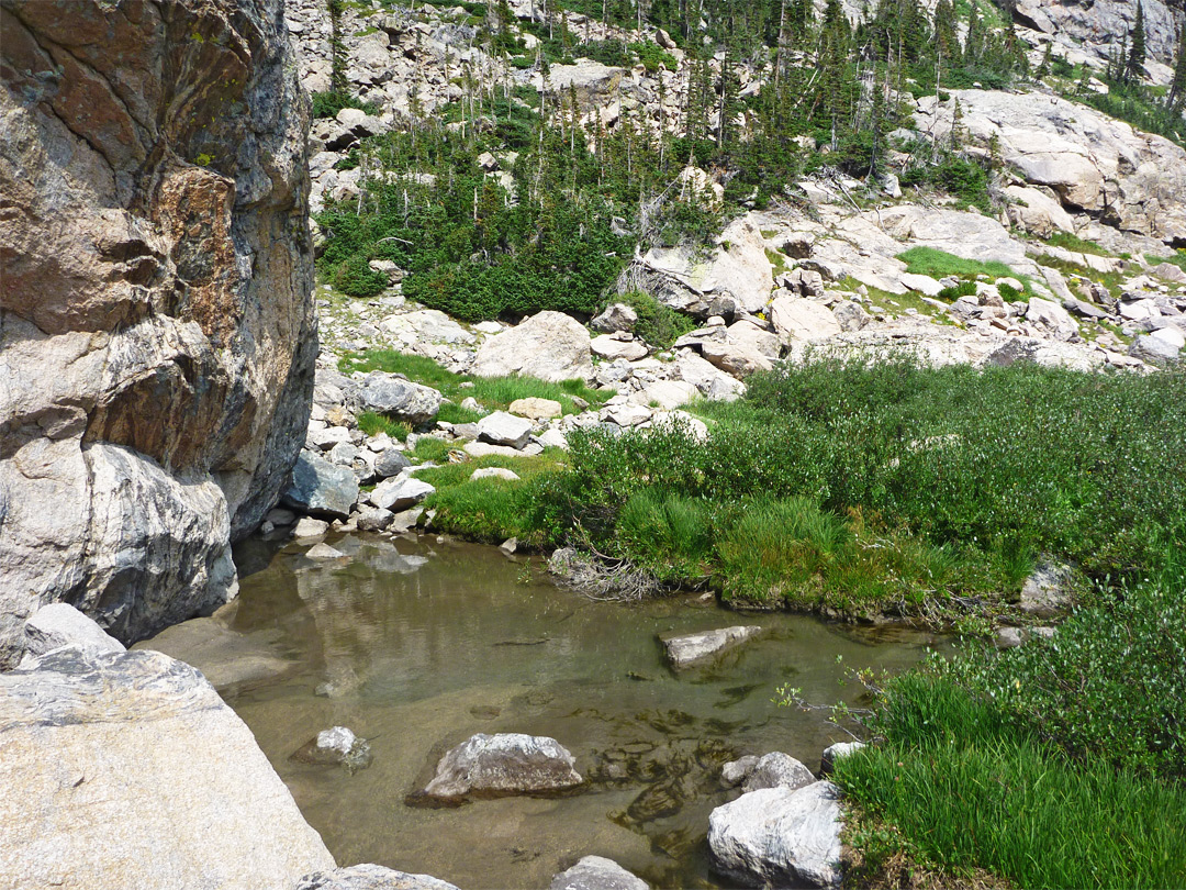 Pool by Tourmaline Lake