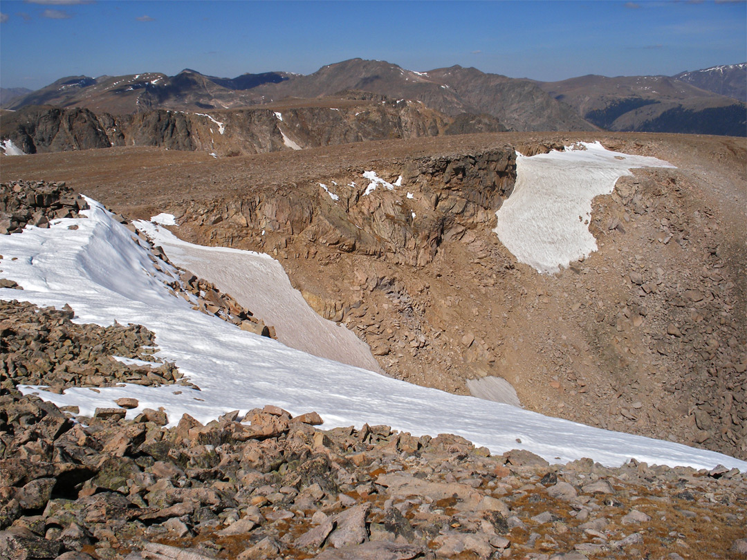 Tyndall Glacier - view north