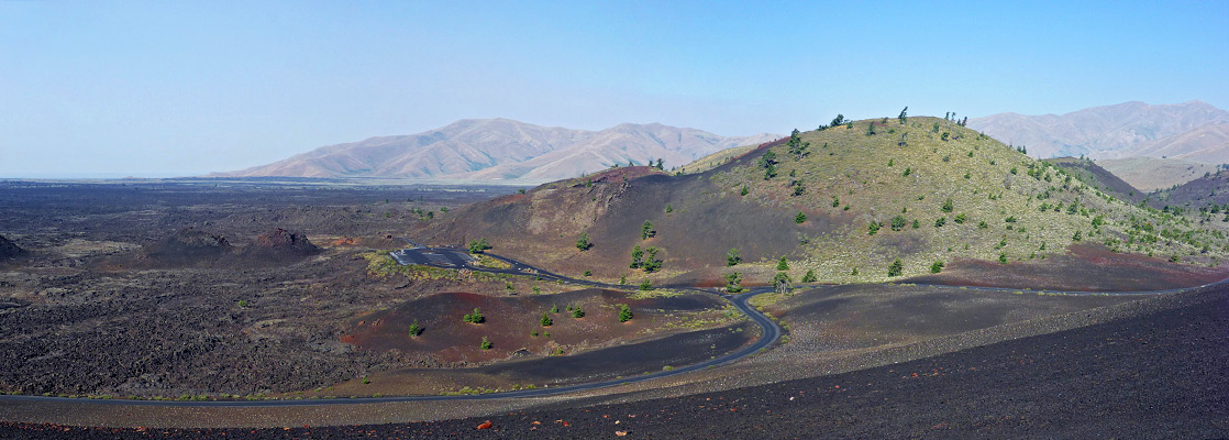 View west from Inferno Cone, Craters of the Moon