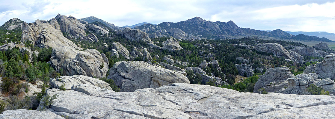 Panorama along the Stairways Trail