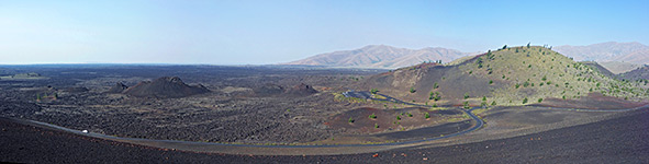 View west from Inferno Cone