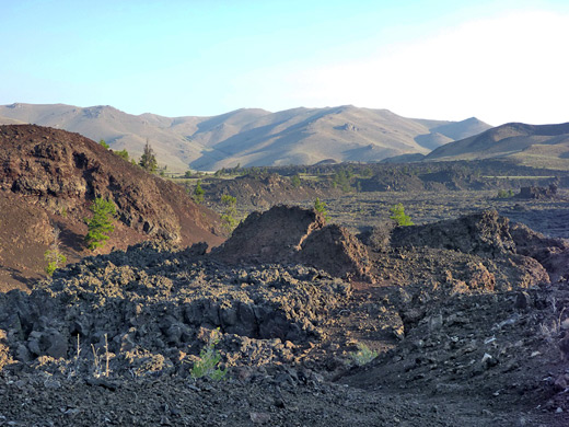 Lava and ash