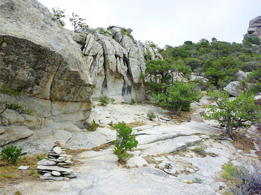 Cairn along the North Fork Trail