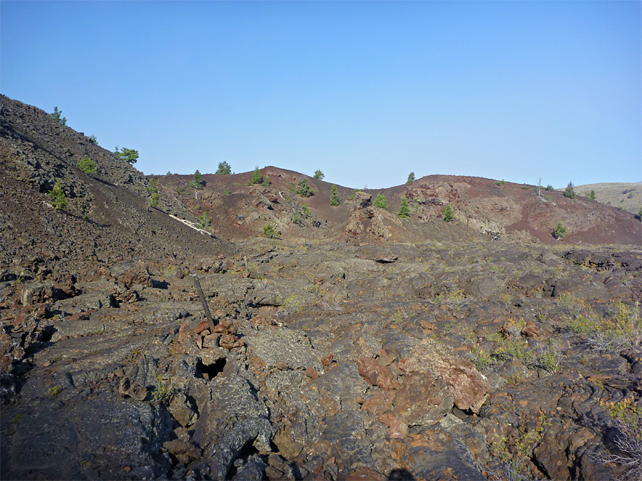 Pahoehoe lava flow